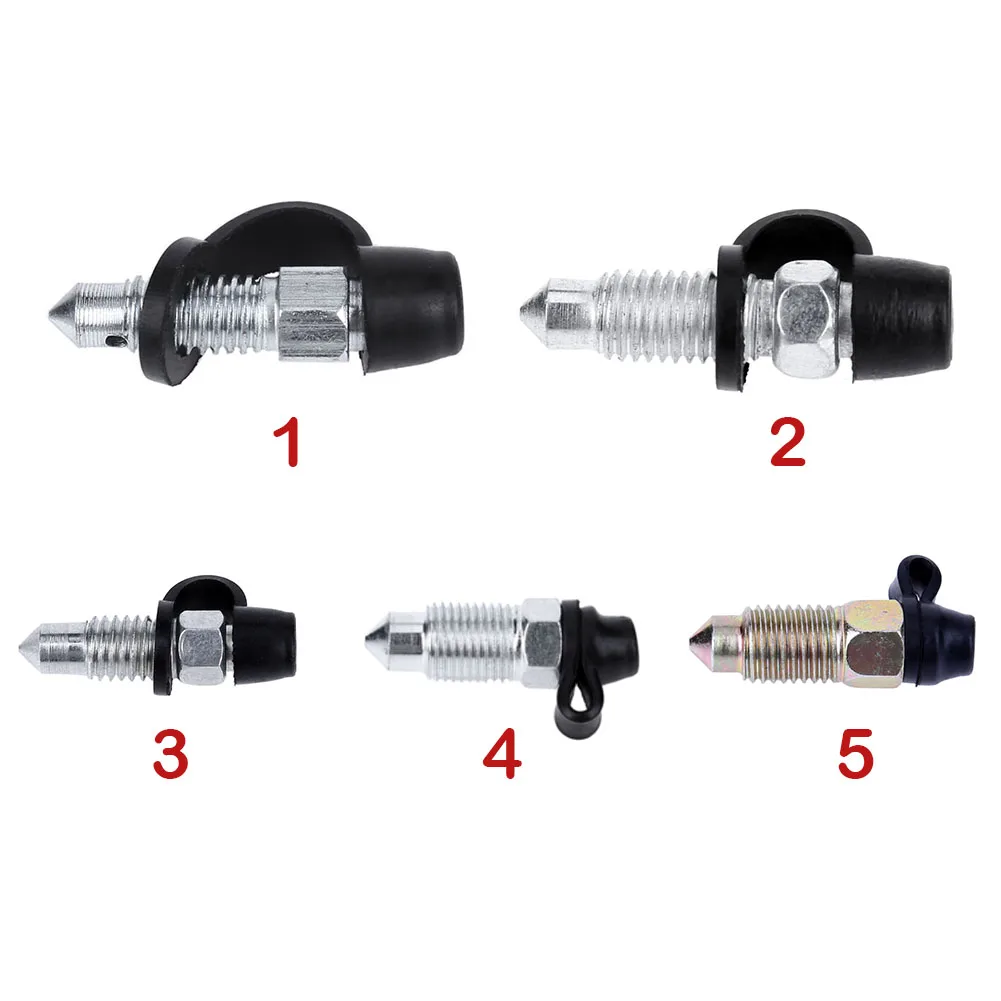 Auto Brake Caliper Bleed Exhaust Screw Nipple Portable Motorcycle Brake Pump/Caliper Bleed Screw Nipple Easy Operation Accessory