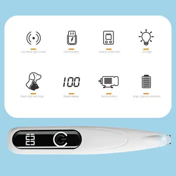 Dog Paw Trimmer with LED Light Fully Waterproof Pet Hair Trimmer with LED Display Dog Clippers for Grooming Daily supplies 6