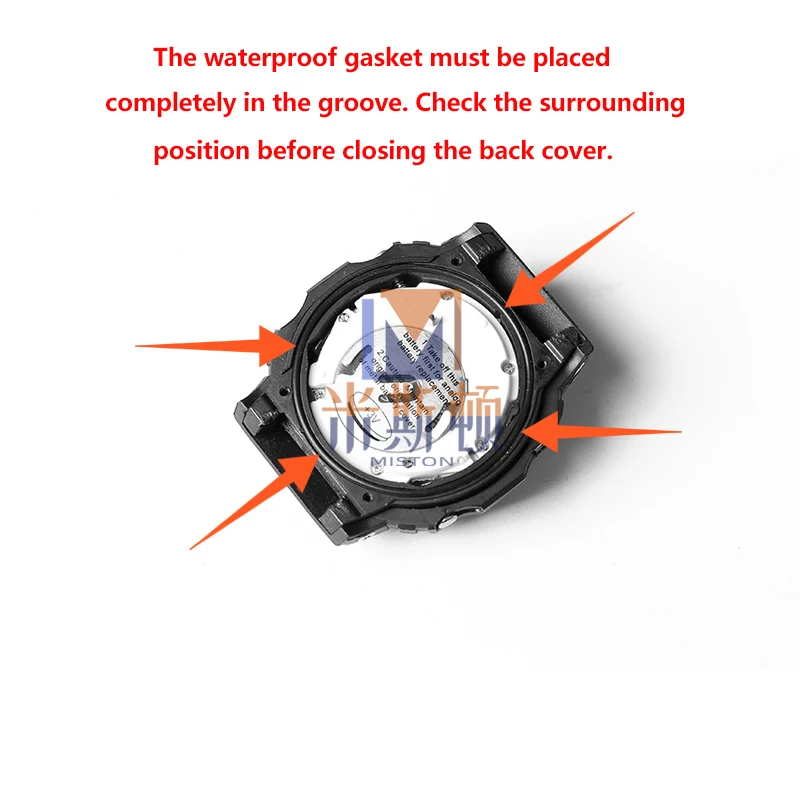 Watch Seal Dust Ring Silicone ring For Casio G-SHOCK GA-2100 110/100  DW-5600 GG1000 Series Waterproof Gasket Watch Accessories