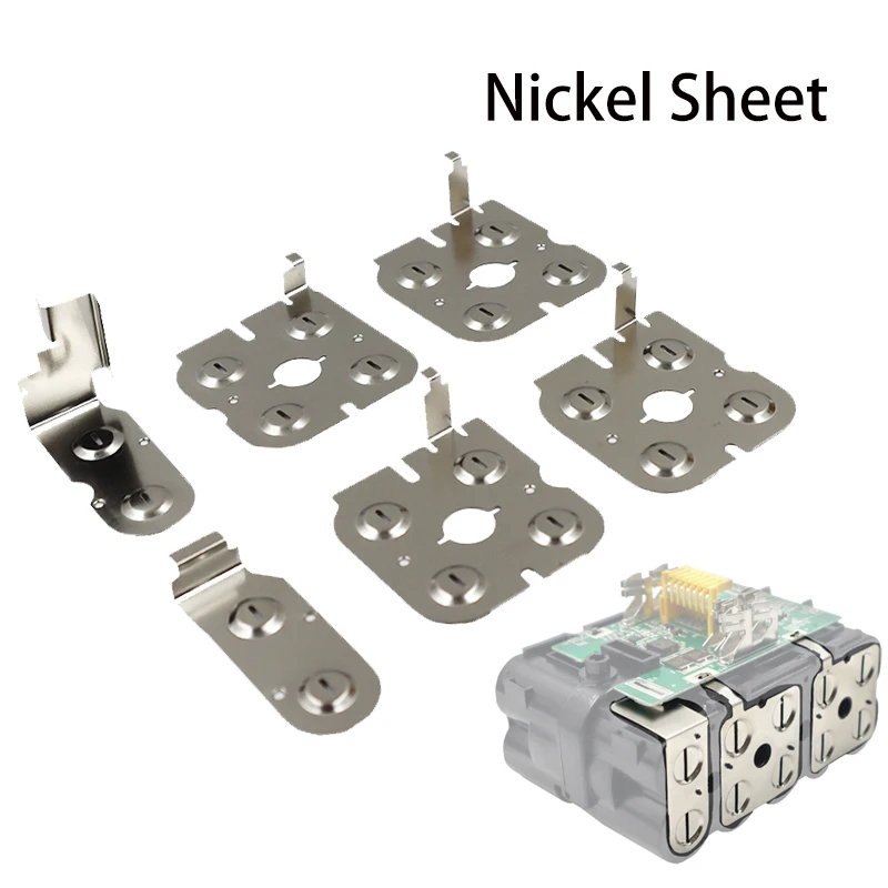 1set Nickel Sheet Lithium Battery Pack Electric Tool 18650 Li-ion Cell Connector BL1830 For 18V Li-ion Battery Box LXT BL1860