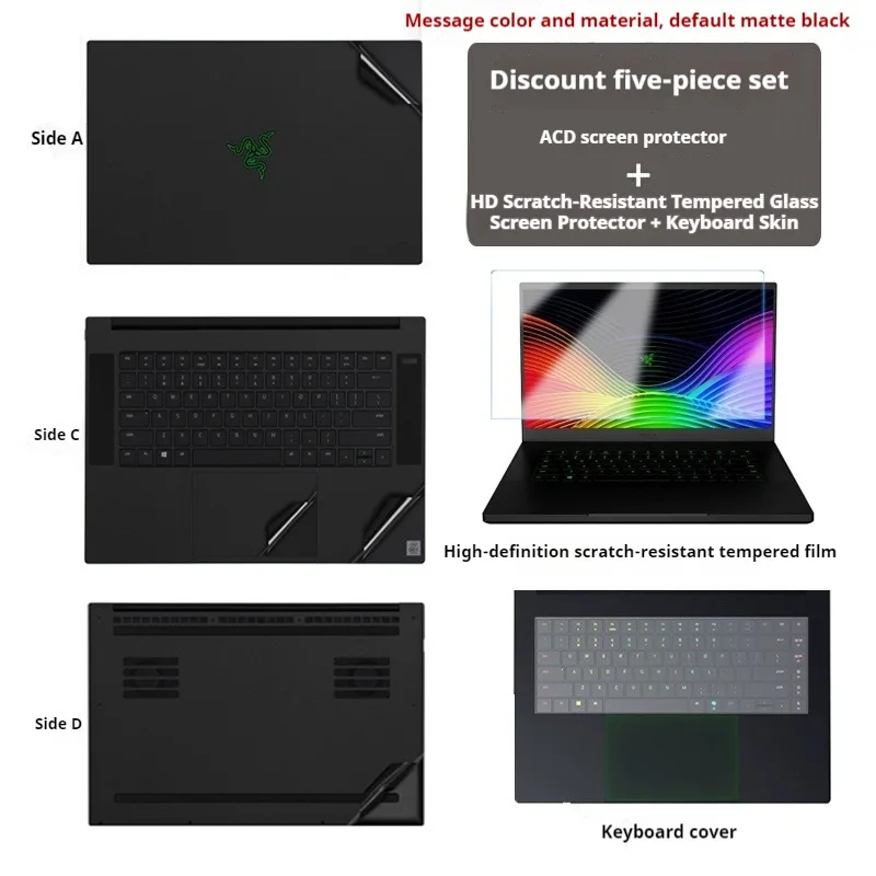Premium Laptop Body Protective Film - Scratch-Resistant Case Cover