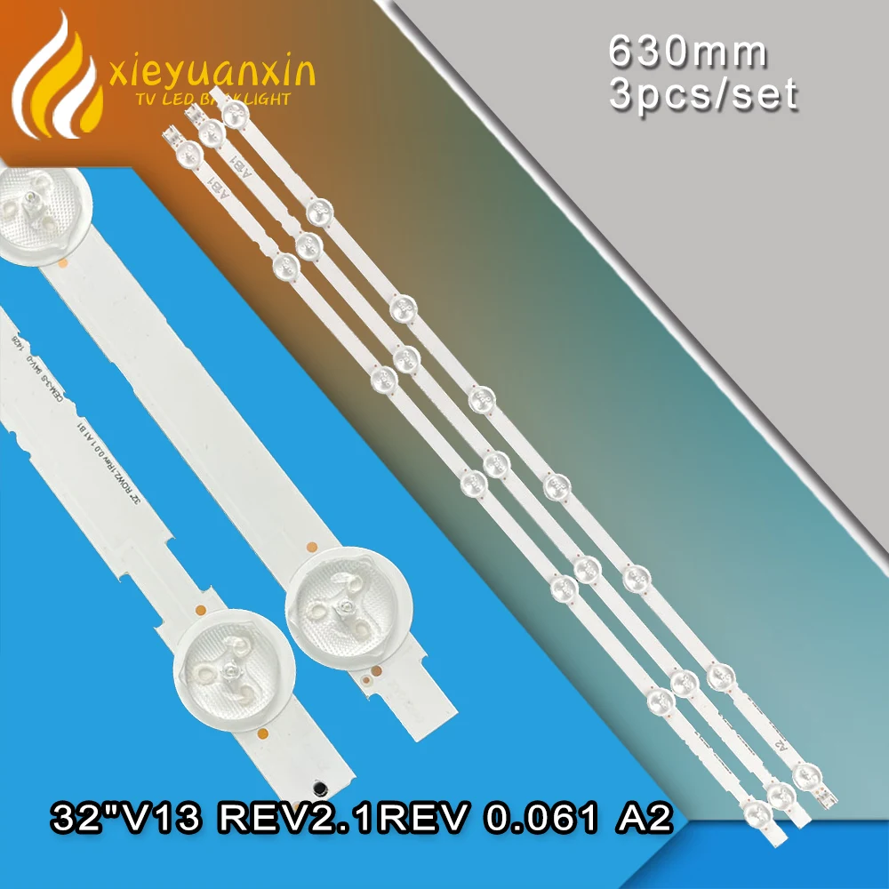3Pcs-set-32in-630mm-LED-Backlight-Strip-for-LIG-32LN-7-8led-3V1W ...