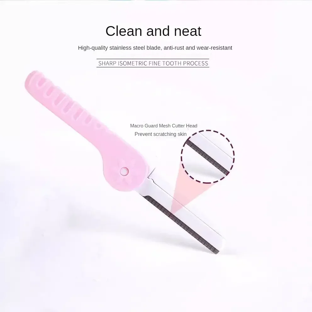 Safe Folding Ladies Eyebrow Trimmer Blade Shaver Anti-Scratch Razor 1/3pcs Makeup Tools Face Razor Women