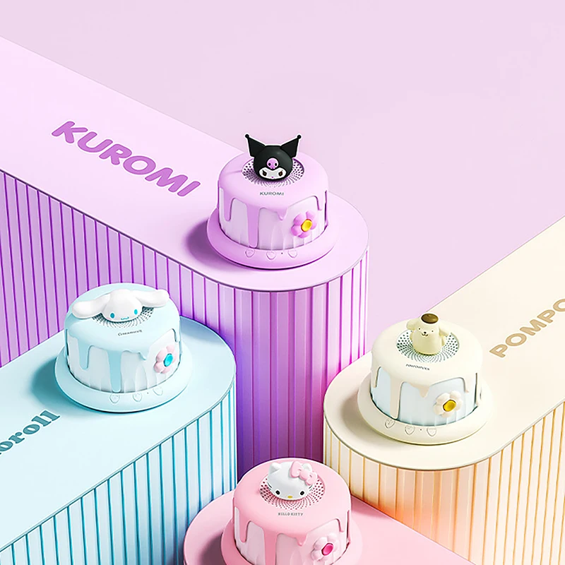 

Kawaii Kuromi Bluetooth Mini Speaker Hello Kitty KT Cute Cake Speaker Series Birthday Gift For Best Friend And Girlfriend