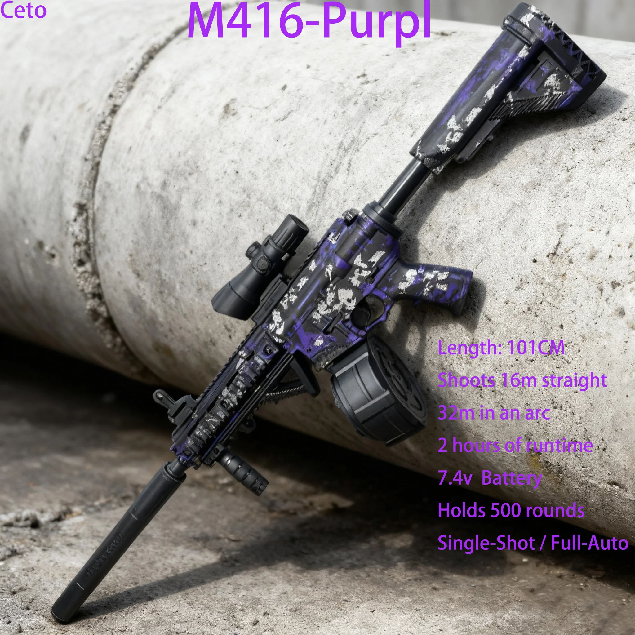 M416 لعبة مغامرة عائلية آمنة صديقة للبيئة كرة جل الناسف السيارات النار في الهواء الطلق حديقة لعبة الوالدين والطفل الترابط هدايا للبنين بنات