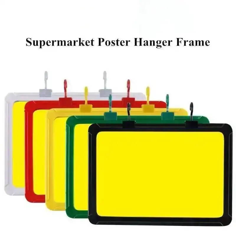 5 Stück A5 148 x 210 mm Posterpapier-Aufhänger, Rahmen, Schilderhalter, Supermarkt, Geschäft, Aktionspreis, Poster zum Aufhängen, POP-Clip-Board – Detail 2