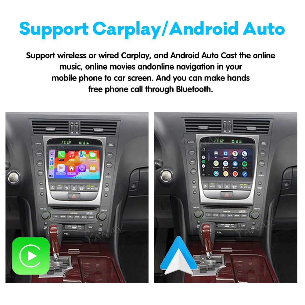 【新品未使用】Carplay Android Auto レクサスGS ezgif.com-gif-maker-3-