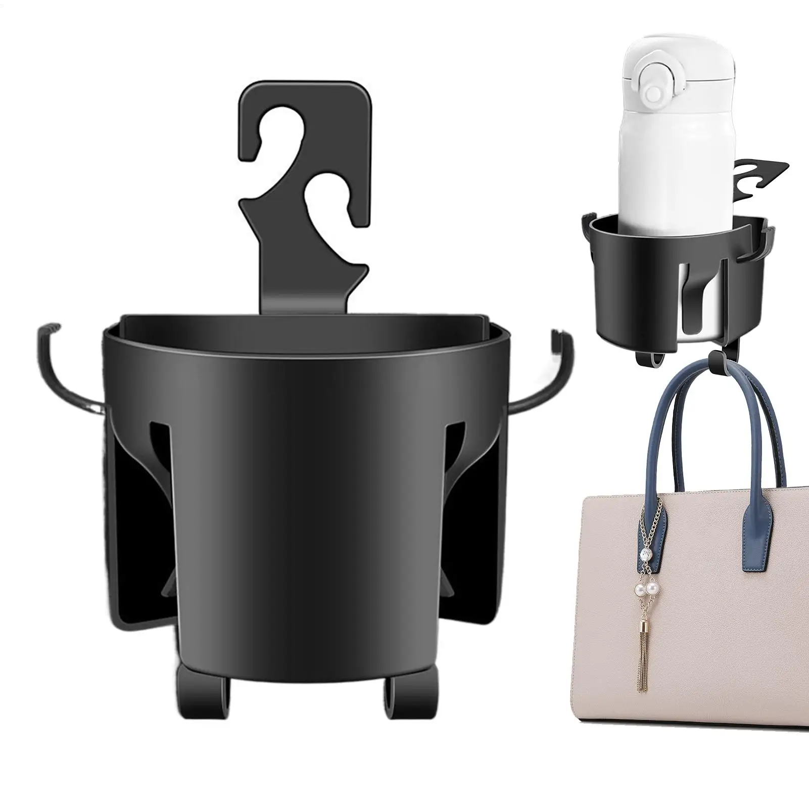 Cup Holder for Back Seat of Car Car Seat Hooks for Headrest Multifunctional Organizer Accessories for Interior Beverage Bottle