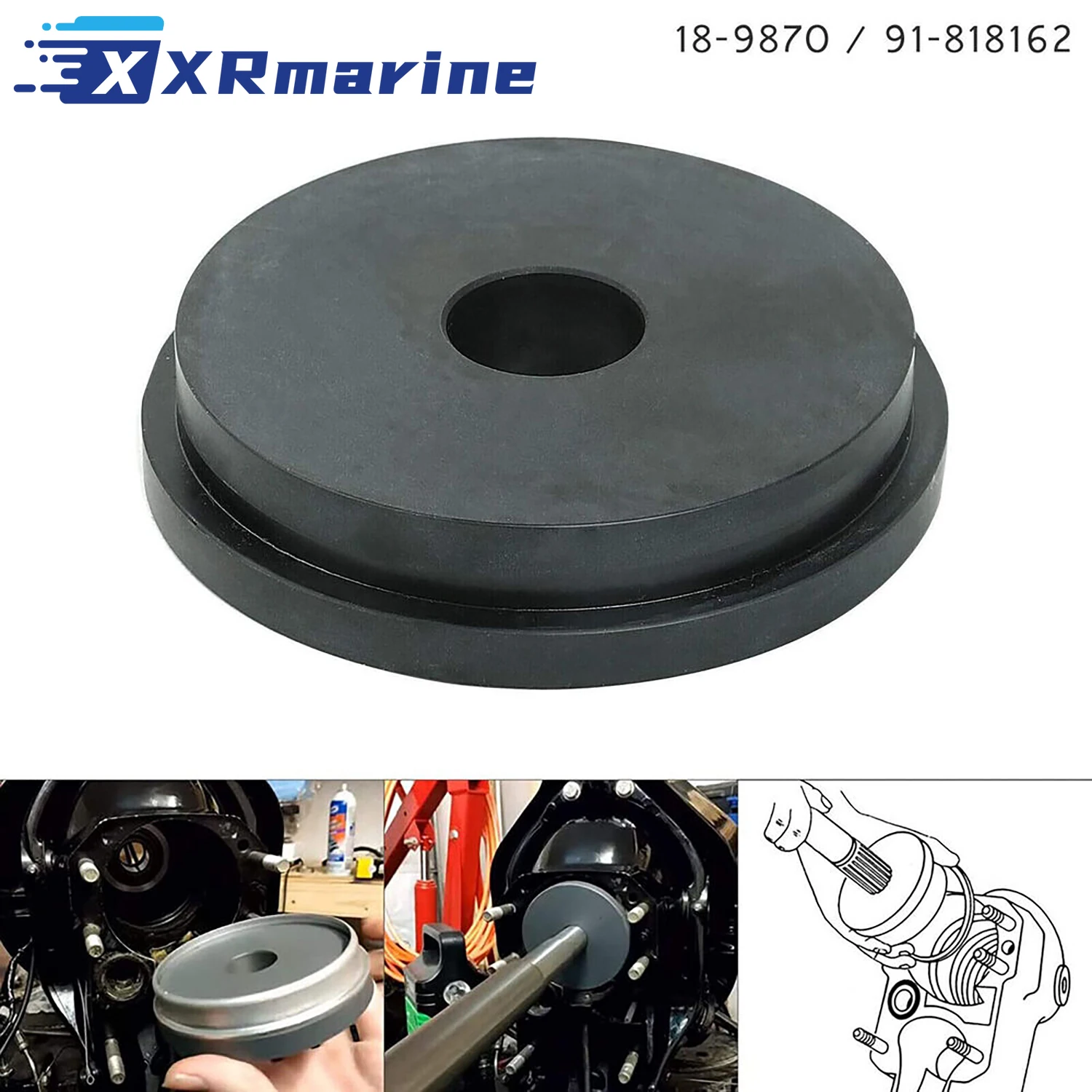 Bellow Retainer Ring Install Tool Alpha One Gen Two Bravo Replaces Mercruiser 91-818162
