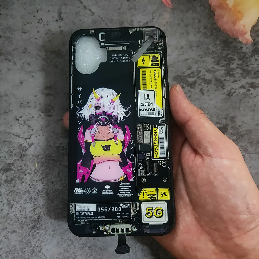 LED flash cover - voice control compatible glyph interface sync