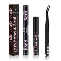 Lash Bond and Seal and Remover Kit Clusters Eyelash Glue Remover Waterproof DIY Eyelash Extensions Glue Strong Hold Fast Remove 1