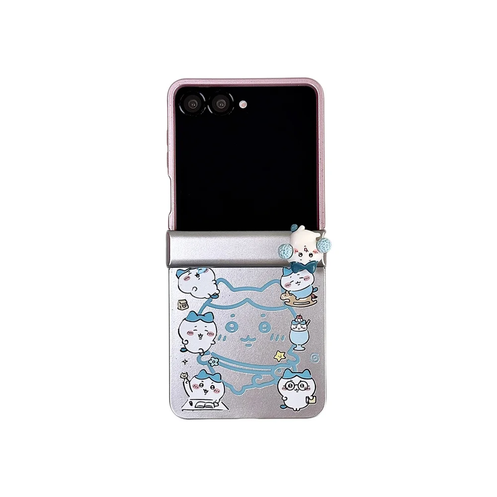Charming Kawaii Little White Bear Magnetic Stand Phone Case - Cute New Cover