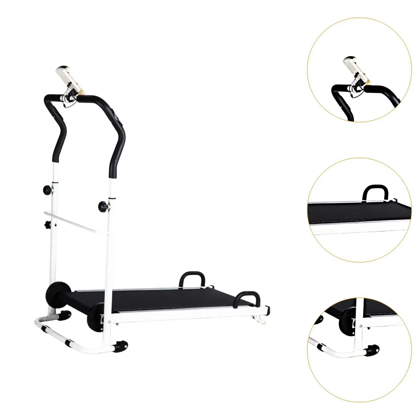 Foldable Treadmill Space Saving Walking Machine for Running Household Home