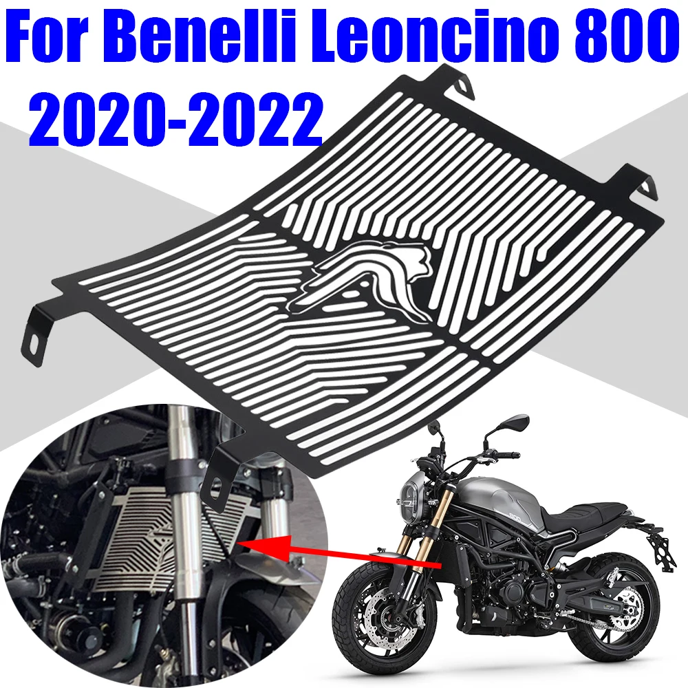 

Motorcycle Radiator Grille Guard Grill Protective Cover Protector For Benelli Leoncino 800 Leoncino800 2020-2022 Accessories