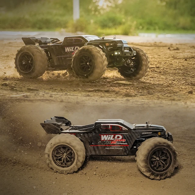 1/16 4WD RC Car 2.4G 70km/h High Speed Brushless Remote Control Vehicle 4x4 Off-road Crawler Model Toys for Children Adults Q117 3