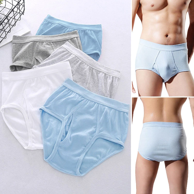 Calzoncillos holgados de gran tamaño para hombre, ropa interior cómoda de alta, 100% algodón| | - AliExpress