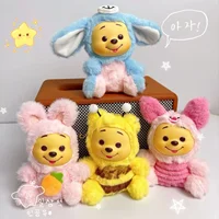 Disney Winnie the Pooh Bear Tiger Pig Happy Times Series Blind Box Toy Vinyl plush toys Decor Doll Kid Birthday Xmas Gift