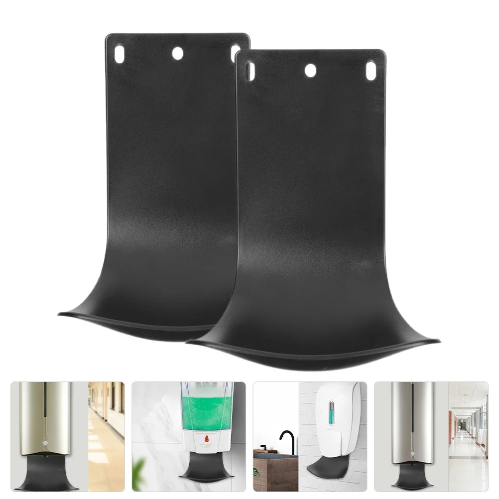 

2pcs Plastic Soap Dispenser Holder Trays Practical Soap Dispenser Drip Tray for Bathroom