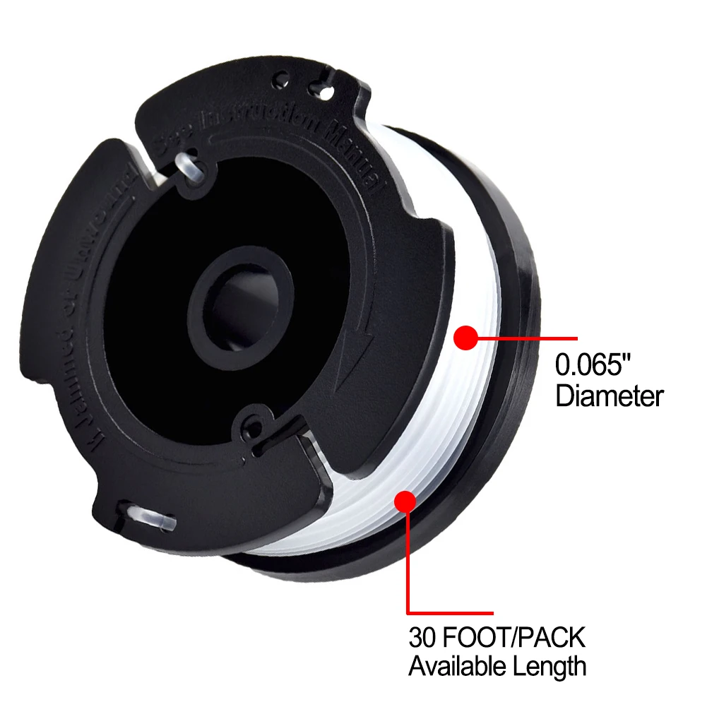 2 Cache-bobines Pour Débroussailleuse Black & Decker Reflex - Installation Sans Outil, ABS Solide - 10