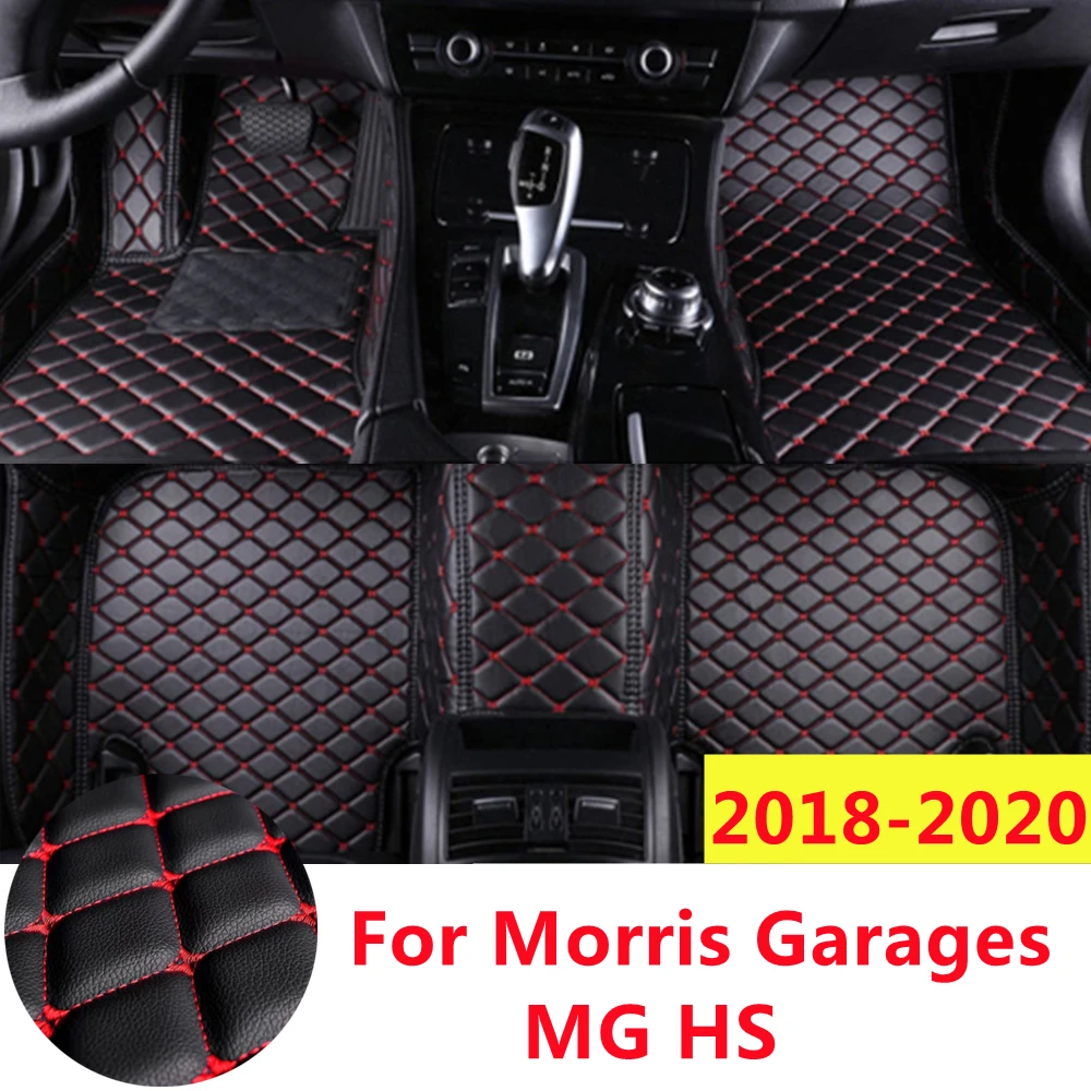 

SJ Full Set Custom Car Floor Mats Fit For Morris Garages MG HS 2020 2019 2018 YEAR Front & Rear Floor Liner Styling Auto Parts