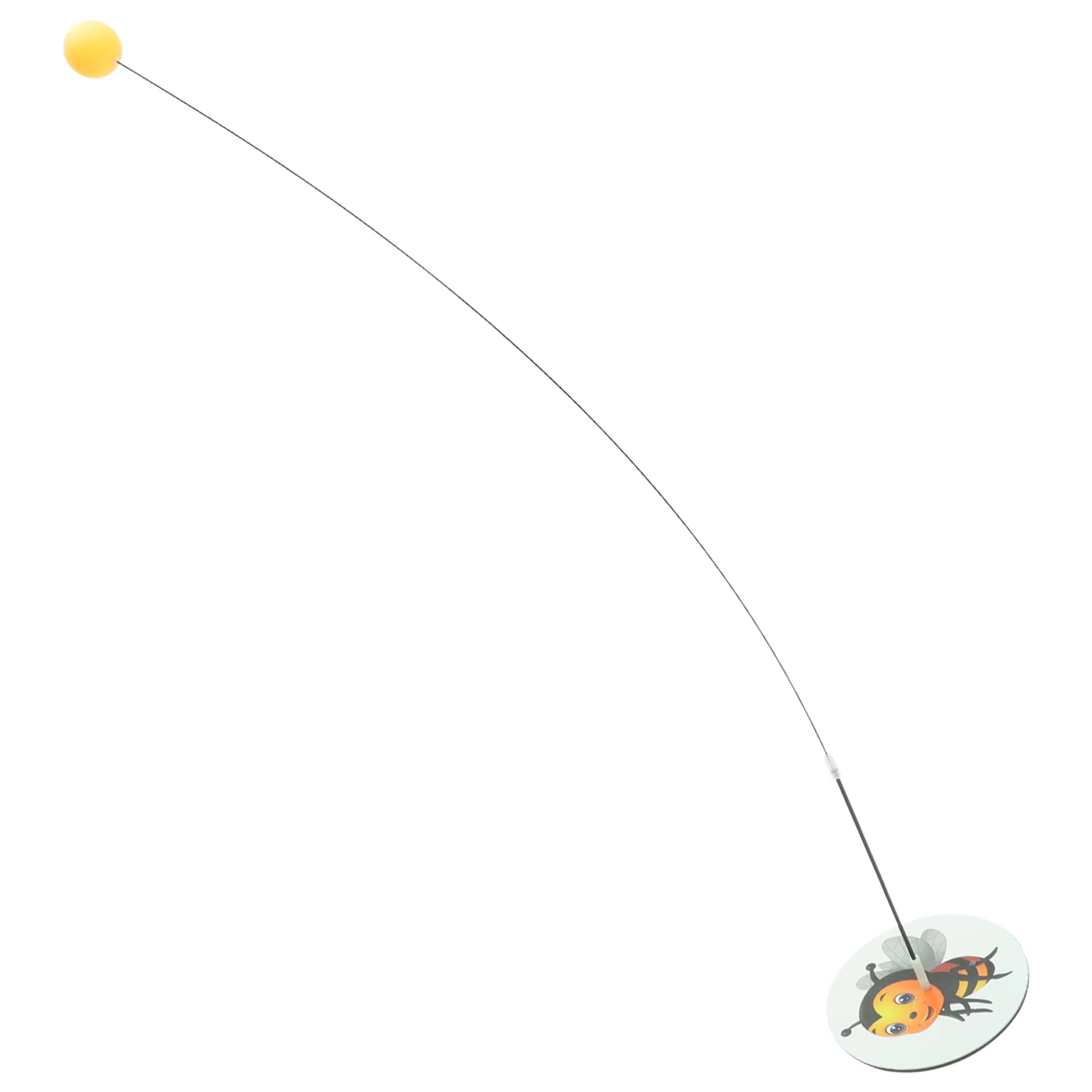 

Table Tennis Trainer Pong Trainer Elastic Shaft Pong Balls Paddles Set without Rackets without Wooden Rackets Random Pattern