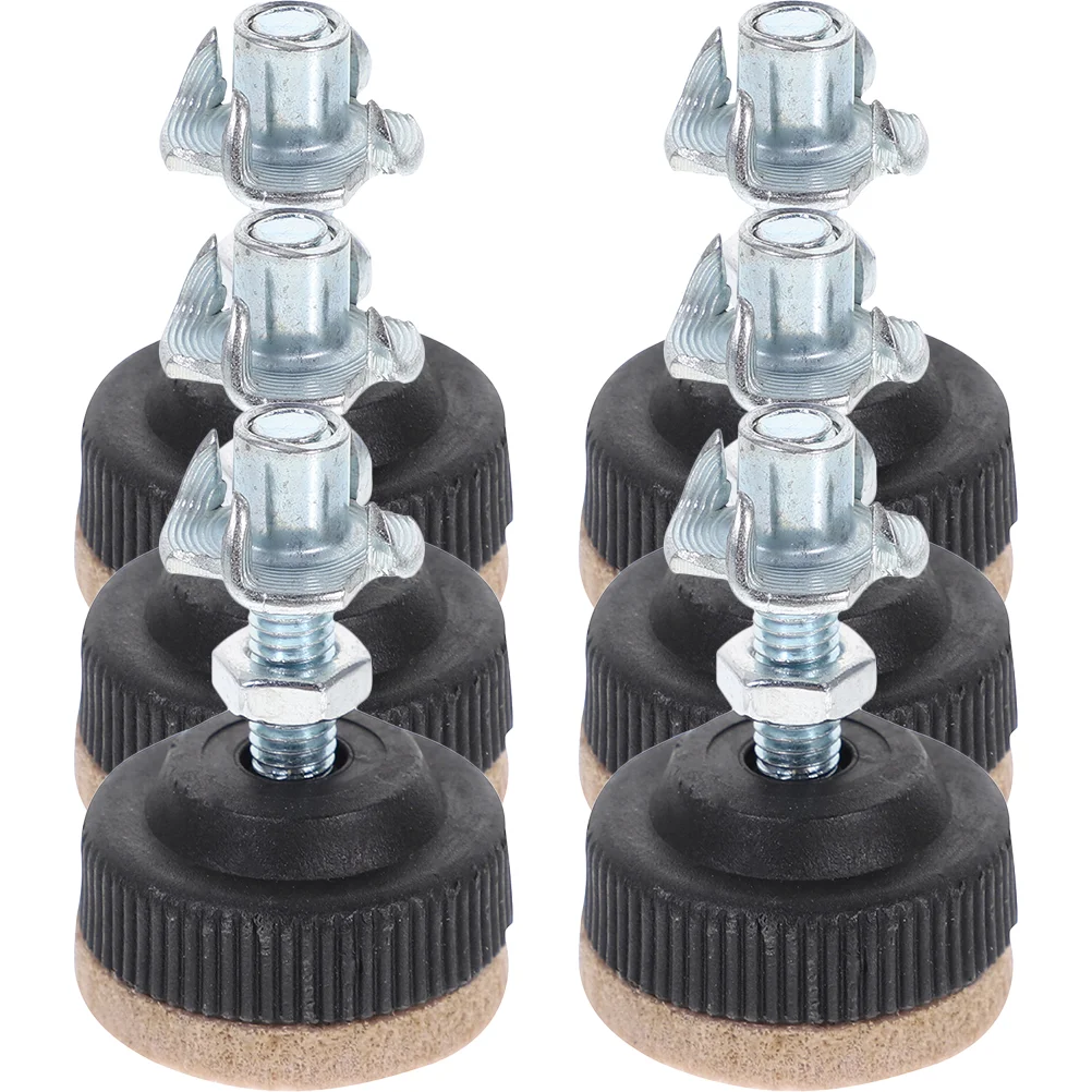 6 pcs Heavy Duty Adjustable Leveling Feet Furniture Leveling Screw Leg levelers Height legs