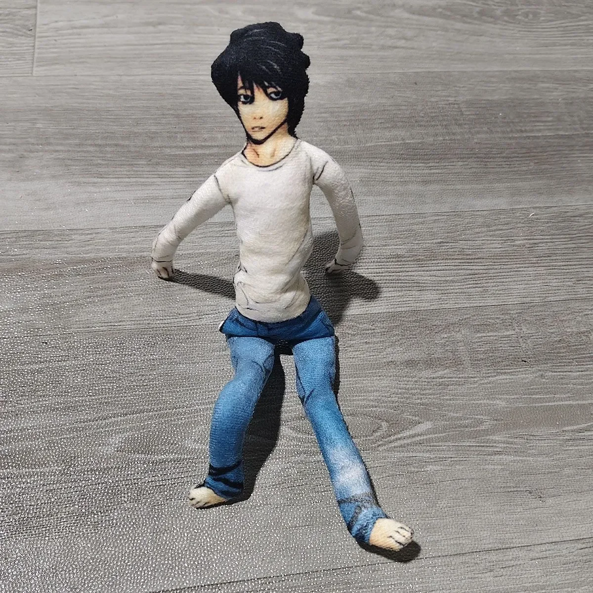 Anime Death Note L&middot;Lawliet Cosplay Plush Doll Unisex Home Decoration Stuffed Dolls Accessories Gifts Halloween Props plush toy plush doll anime ornament