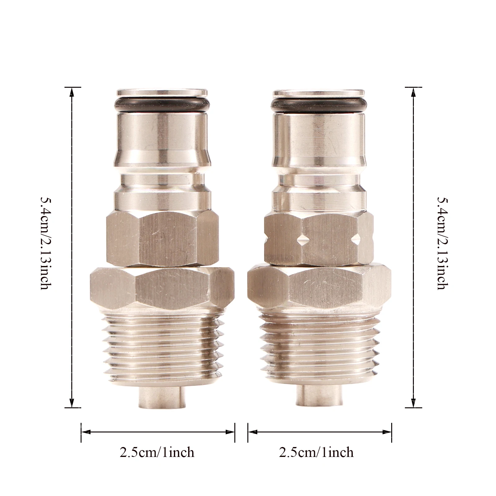 Homebrew 19/32-18 Ball Lock Post with 1/2" NPT Thread Bulkhead Assembly Gas/Liquid Ball Lock Corny Keg Adapter