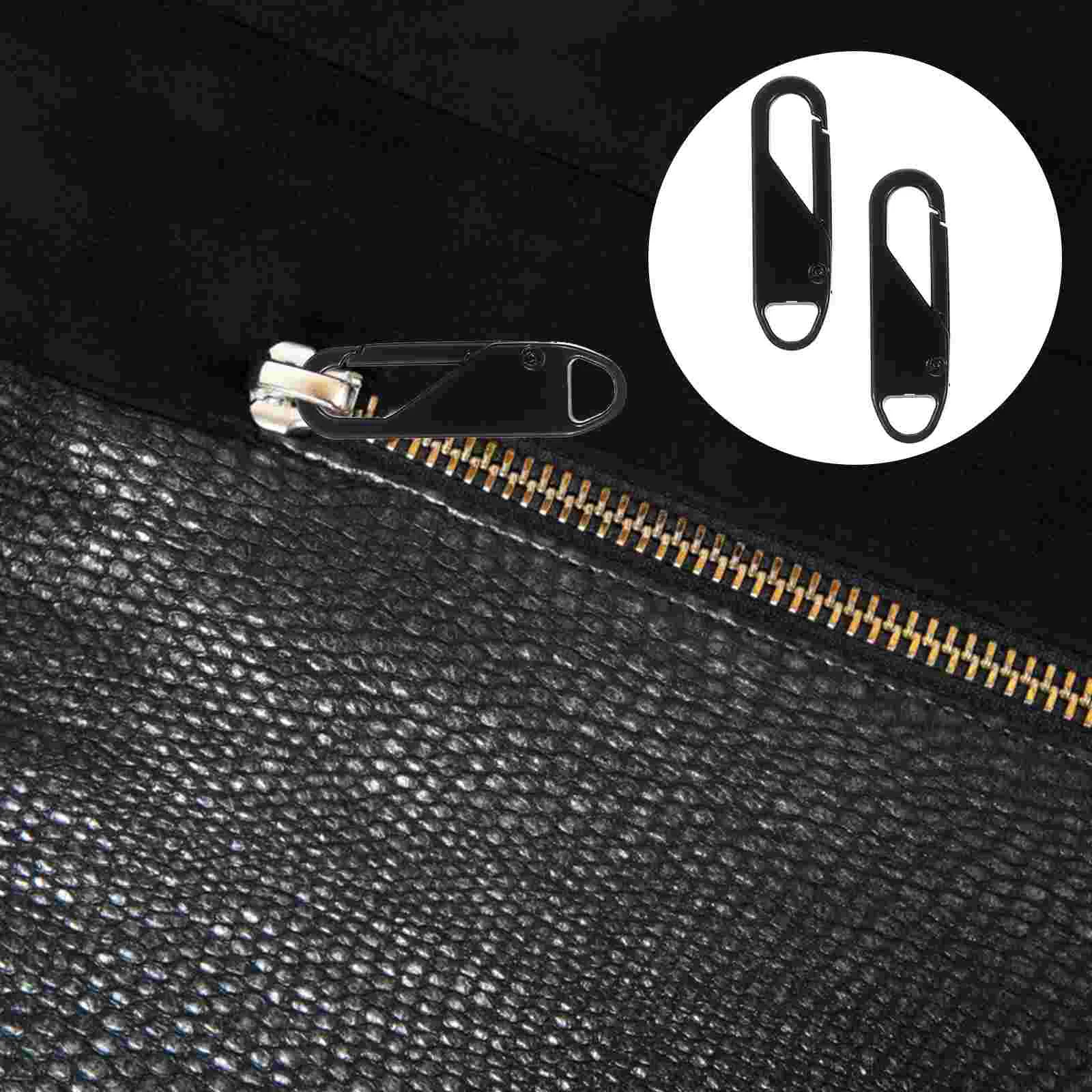 

6 Pcs Backpack Removable Zipper Miss Wallet for Men Suitcase Accessories Alloy Head