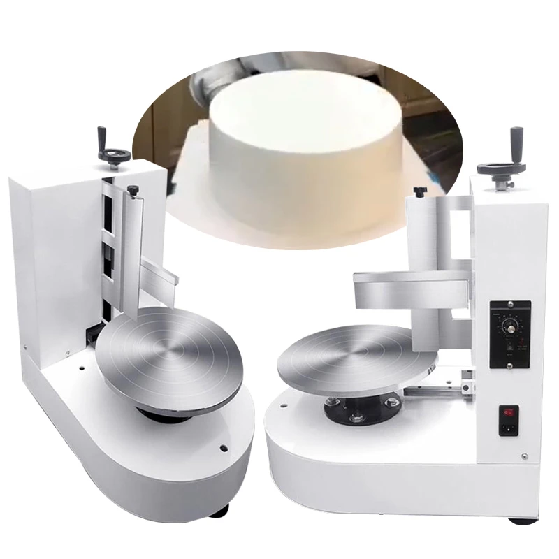 110V 220V Birthday Cake Bread Cream Coating Decoration Spreader Cream Cake Making Machine Cake