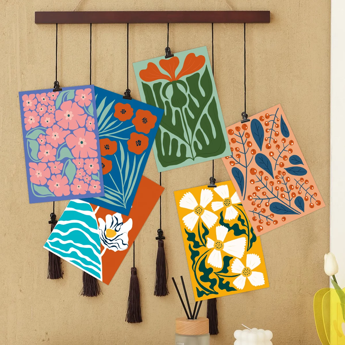 12PCS Minimalist Line Art Floral Wall Cards – Aesthetic Decorative Prints for Home, Bed... - SKU PIC01736 - UGI Packaging