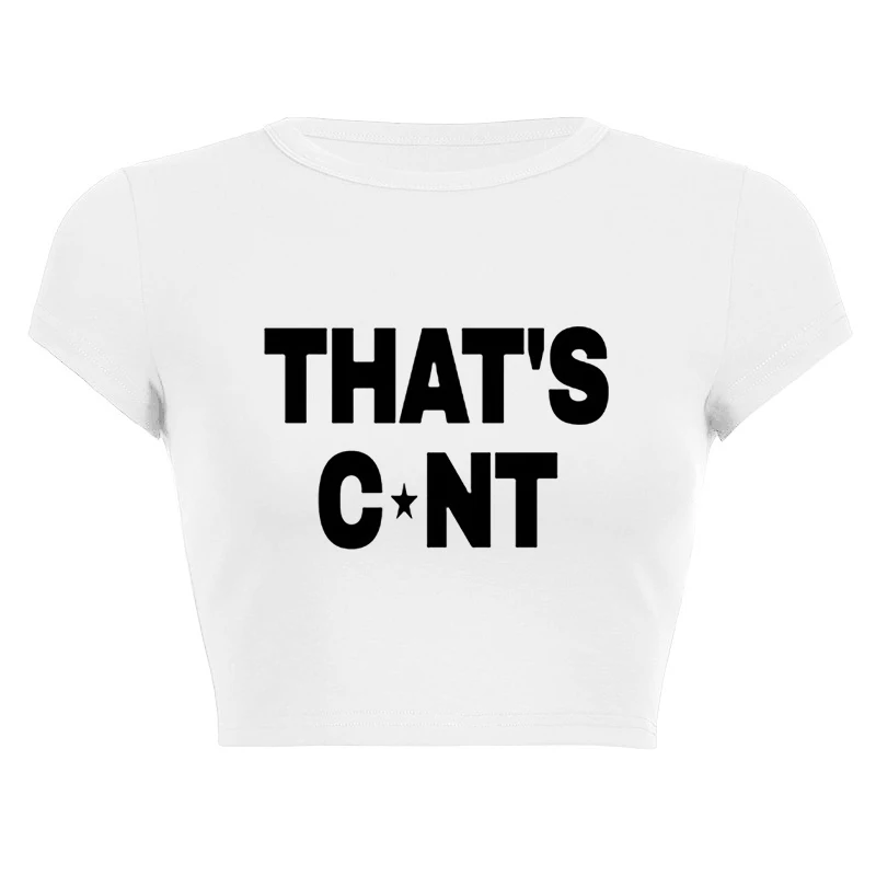 New Women Y2K Gothic T Shirts Hip Hop Fashion Punk Casual Short Sleeve Tees 2000s Girl Aesthetics Cropped Sexy Crop Tops T-shirt 4