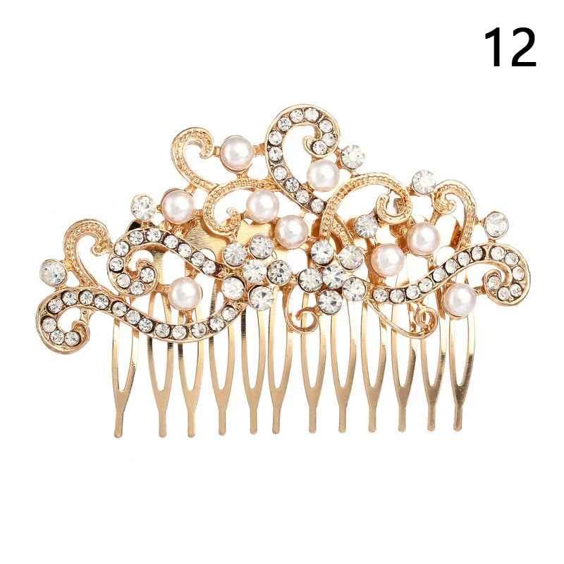 Retro Blattgold Hochzeit römische Braut griechische Göttin Haarschmuck Braut Kopf Juwel Stirnband Tiaras Krone Schmuck Haarreifen – Detail 9