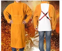 Heavy Duty Leather Welding Apron Flame & Heat Resistant