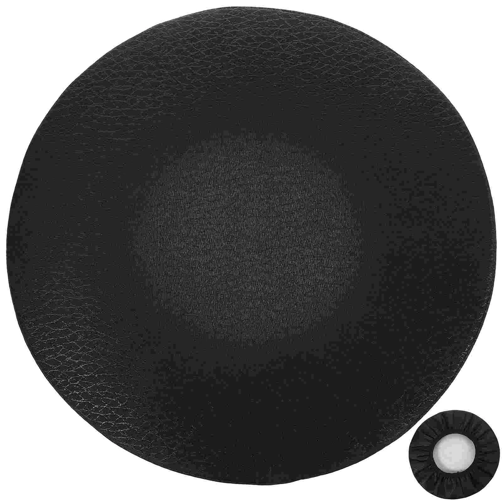 

Elastic PU Leather Round Stool Chair Cover Waterproof Pump Chair Protector Bar Salon Thickened Small Round Seat For steel