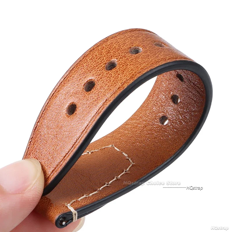 Universal Leather Quick Release Watch Band - Stylish Replacement Strap