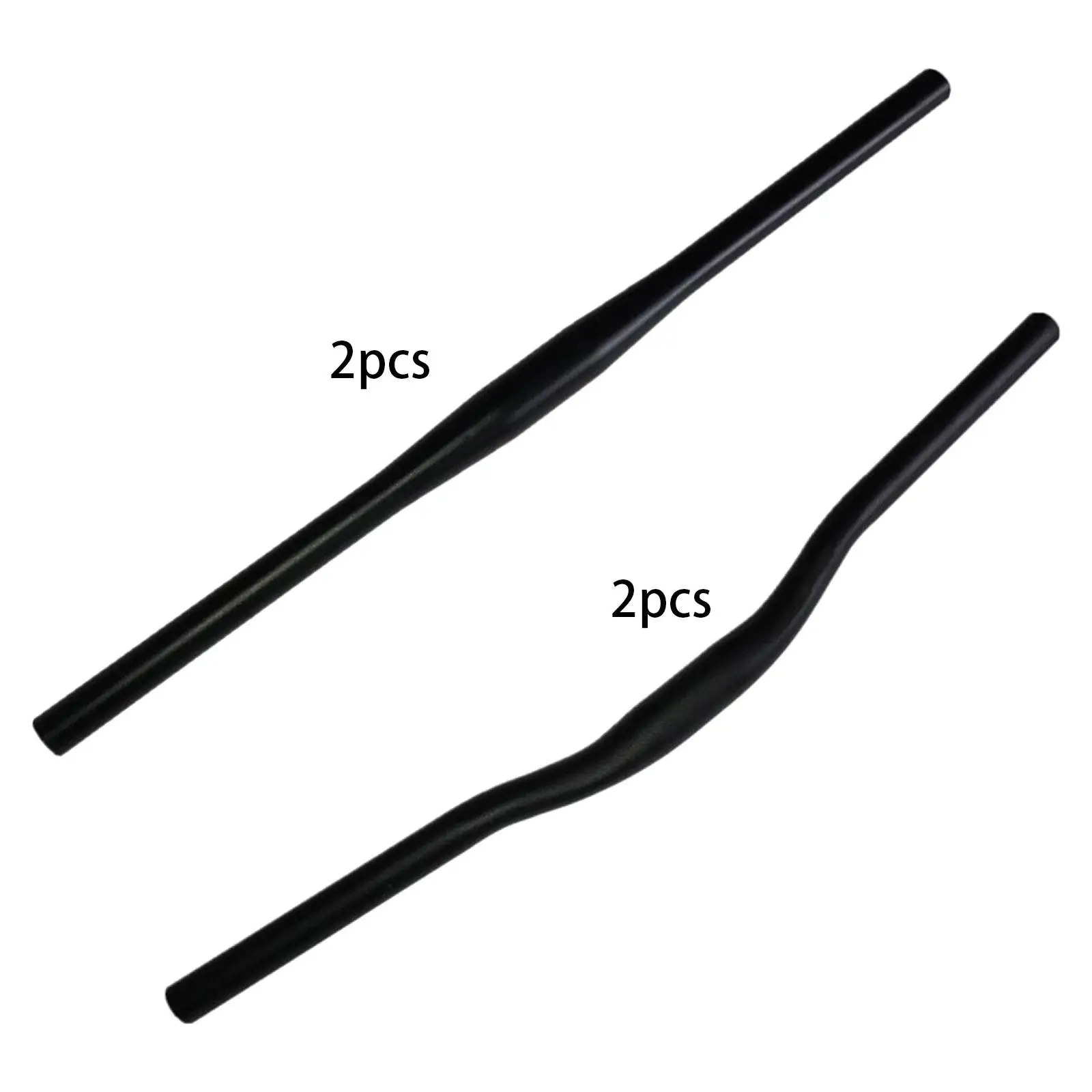 Piezas de barra de manillar para manillar de bicicleta, componente de ciclismo de 600mm de longitud