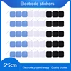 5*5cm 2mm Plug Tens Electrodes Pads Accessories Non-woven Fabric Self  Adhesive Replacement Patch for Electric Massager 1