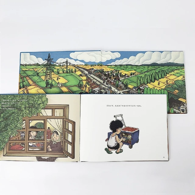 Armadietto in latta blu della nonna con copertina rigida per sedia a  rotelle 3-6 anni libro illustrato per la storia dell'illuminazione della  crescita emotiva dei bambini - AliExpress