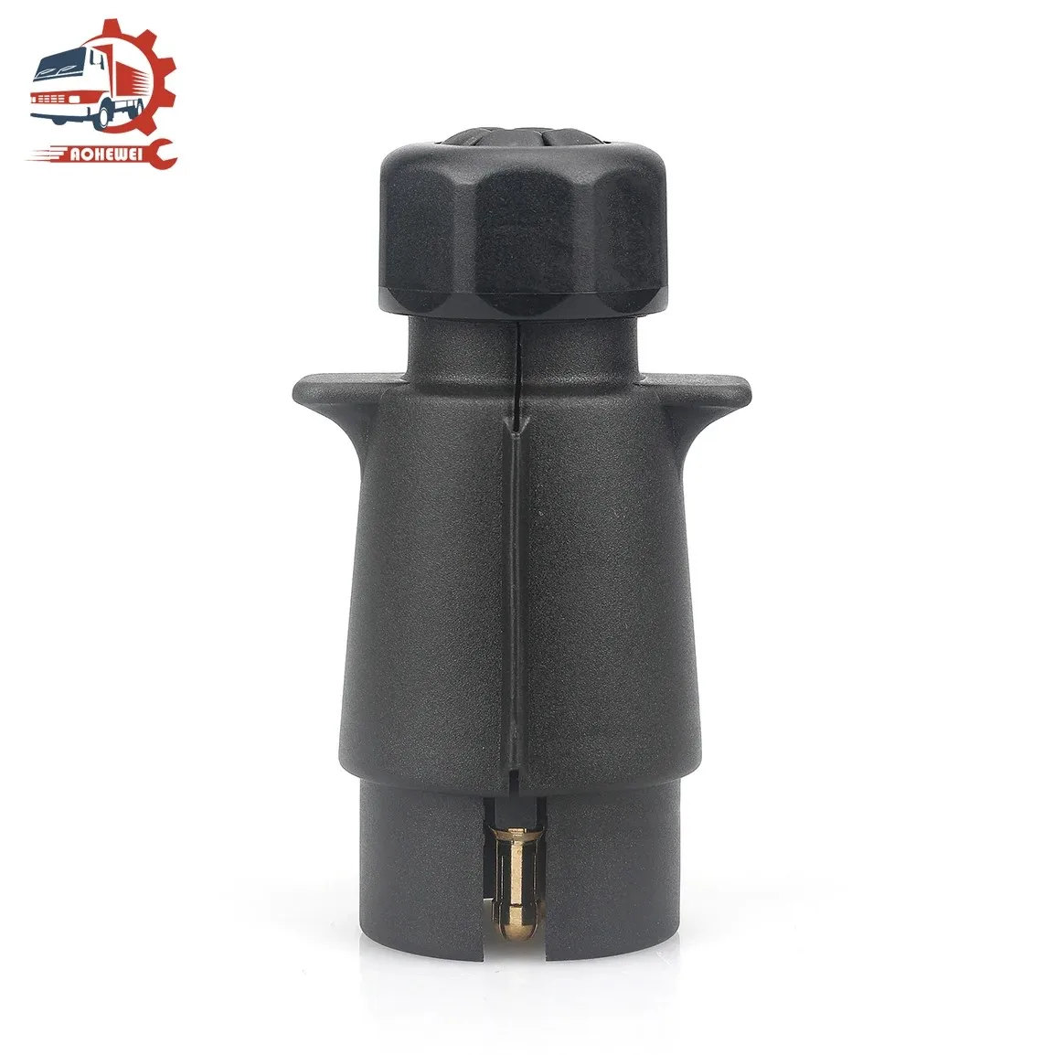 AOHEWEI 7 Pin 12V European Trailer Plug Adapter Towbar Towing Connector for Car Boat Truck Caravan Accessories Waterproof