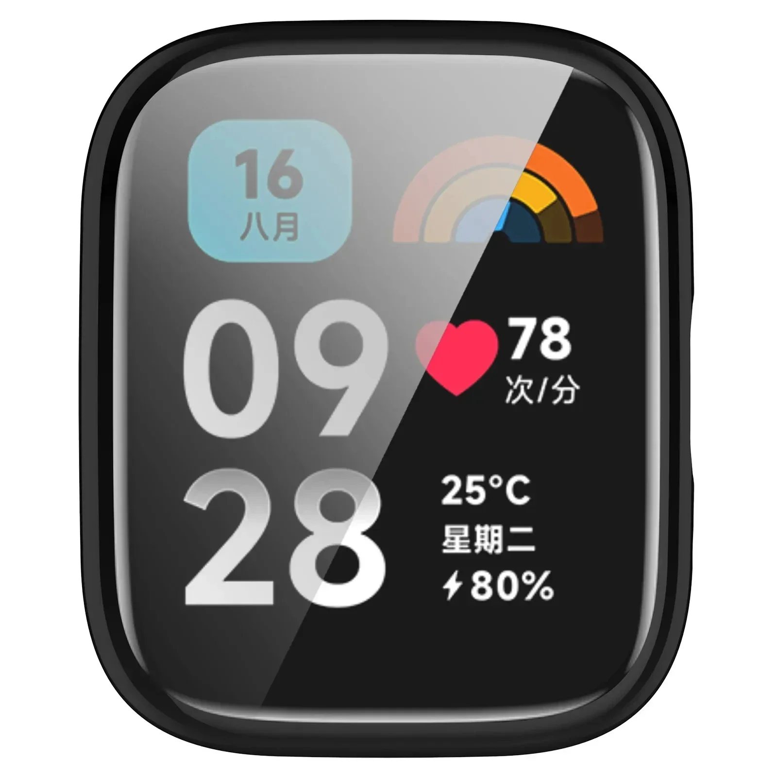 Durable TPU Silicone Case with Glass Screen Protector