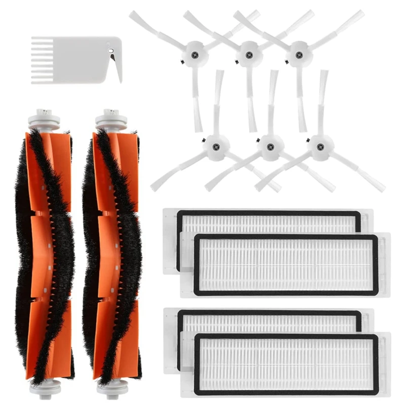 

Replacement Accessories Kits Main Brush Side Brush HEPA Filter For Roborock S51 S55 S5 S6 S5max Robot Vacuum Cleaner