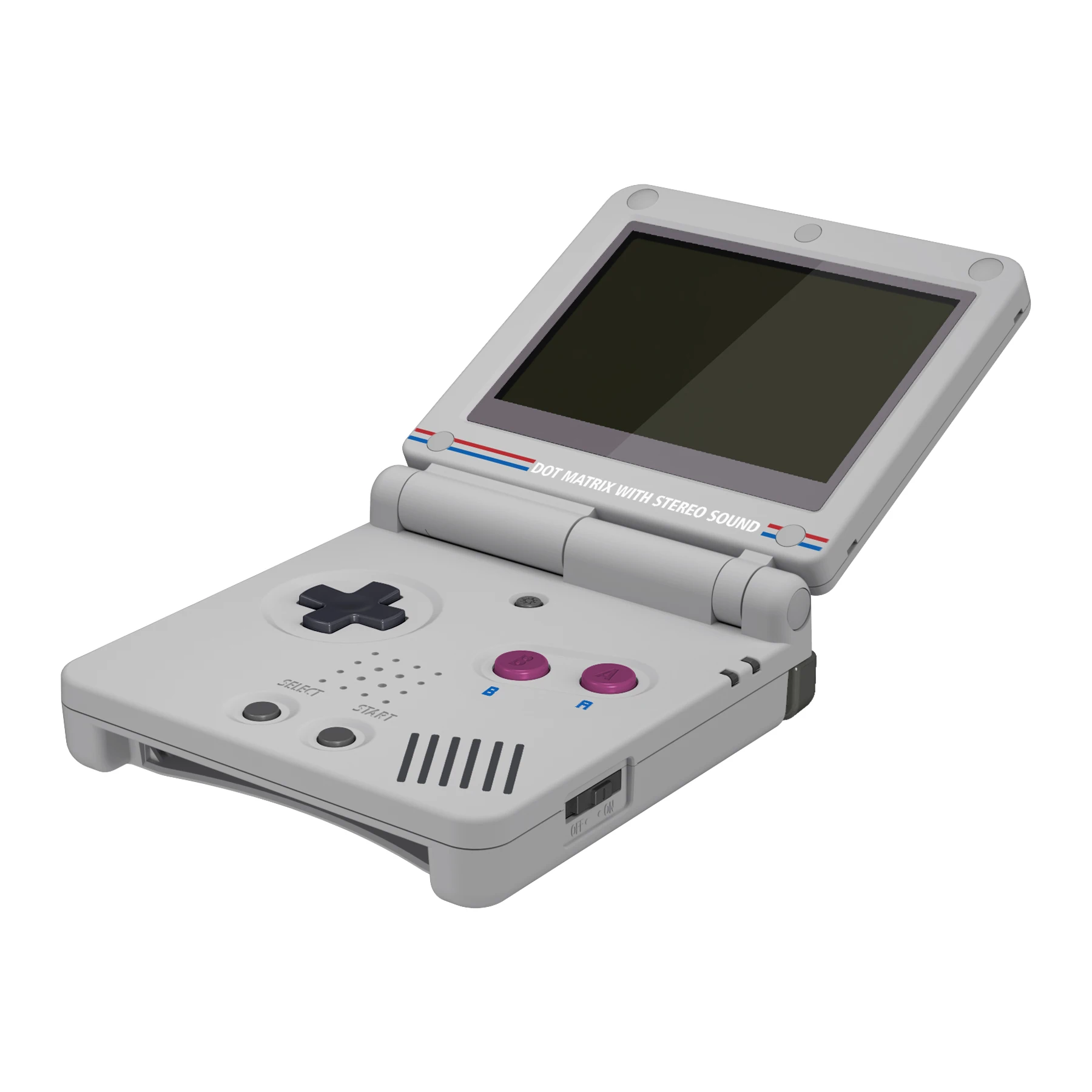 Habitação de Substituição Ips para Gameboy Advance sp Gba sp Soft Touch Atualizado Ips Personalizado e Lcd Padrão Extremerate Personalizado - Image 6