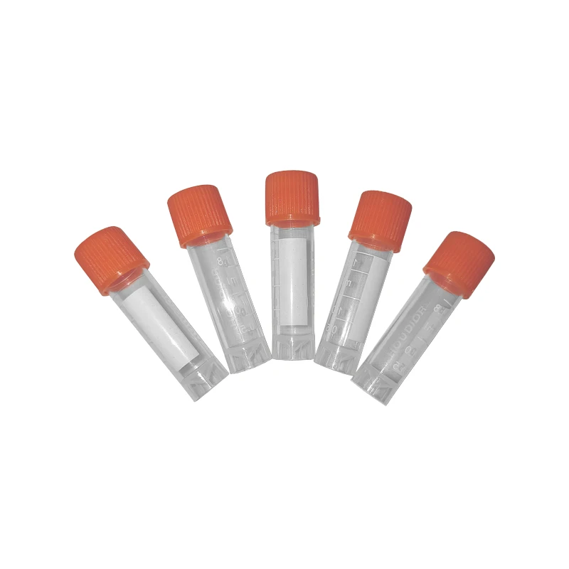

1.8ml Lab Analysis Freezing Tubes Graduation Centrifuge Tubes Centrifuge Tube For Lab Analysis With Orange Screw Cap 50pcs