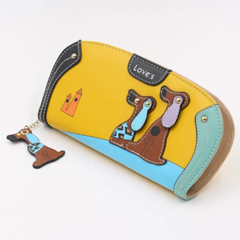 Cartera-larga-con-cremallera-para-mujer-bolso-de-mano-de-gran-capacidad-de-cuero-PU-con.jpg Cartera larga con cremallera para mujer, bolso de mano de gran capacidad de cuero PU con patrón de perro, Color contrastante, moda Retro, resistente al agua - Imagen 5
