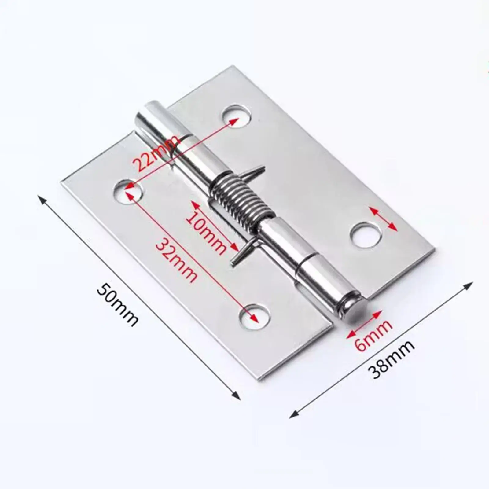 Heavy Duty Spring Door Hinges Stainless Steel Automatic Door Closer Hardware for Garage Back Front Door Heavy Duty Spring Door Hinges Stainless Steel Automatic Door Closer Hardware for Garage Back Front Door