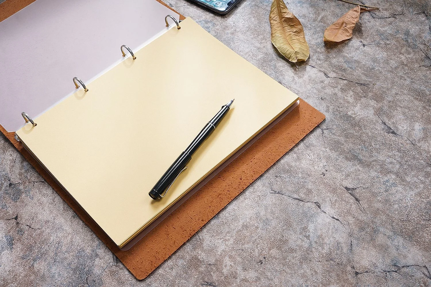 Premium A4 Planner Refill Paper - 80 Sheets, 160 Pages, Blank/Ruled/Kraft/Grid Options