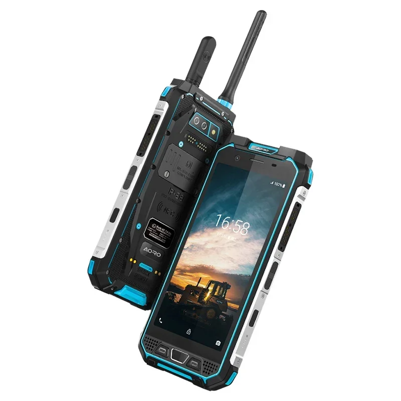 

Android 8.1 5km Walkie-talkies Smartphone optional VHF/UHF RFID / B-code / 2DScanner