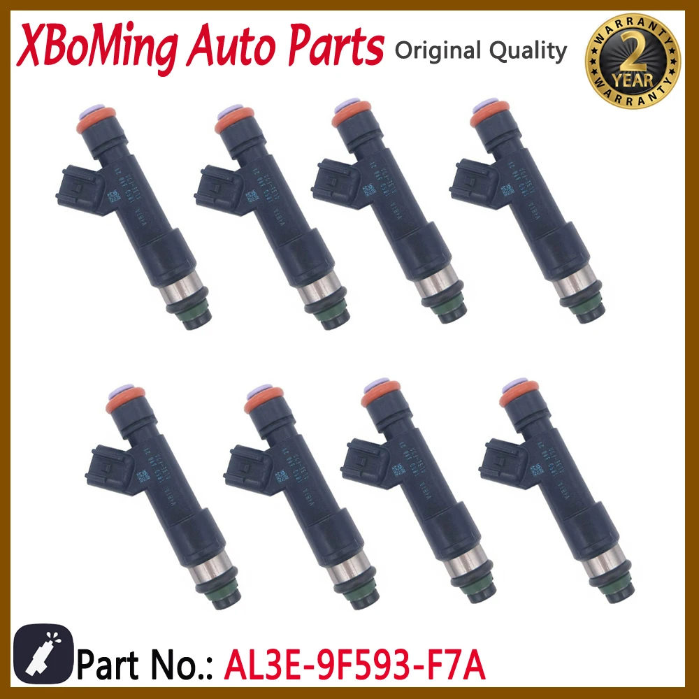 

8PCS AL3E-9F593-F7A Fuel Nozzle Injectors For Ford F-150 F-250 F-350 F150 F250 F350 Super Duty Lopo 6.2L 2011-2016 AL3E9F593F7A