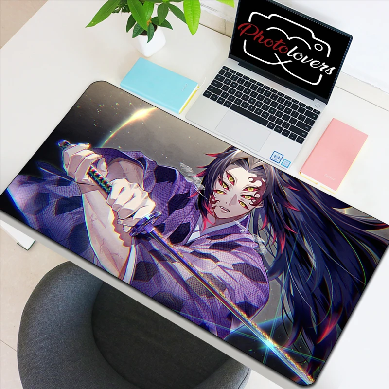 

Large Mouse Pad Gaming Desk Accessories Demon Slayer Gamer Cabinet Mousepad Speed Keyboard Yugioh Playmat Mat Mats Extended Pc